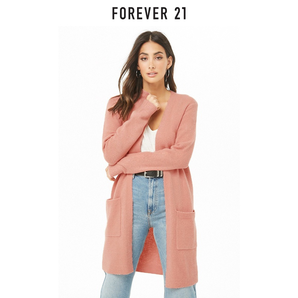 FOREVER 21 00284593 女款针织开衫  