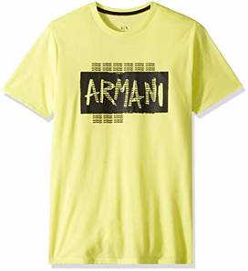 Armani Exchange阿玛尼Scratch Logo 男T恤 