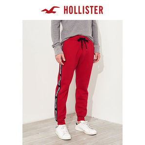 Hollister 229121 男士抓绒慢跑休闲裤