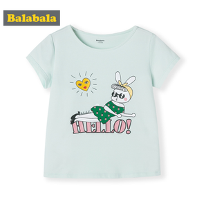 Balabala 巴拉巴拉 女童T恤 23.7元包邮