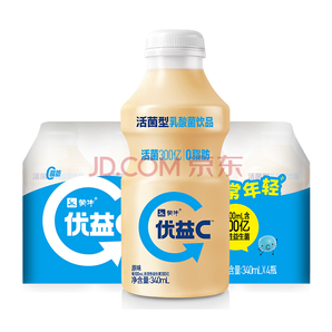 蒙牛 优益C 原味340ml*4 活菌型乳酸菌饮品