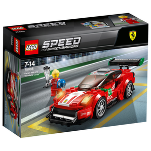 LEGO乐高Speed法拉利488GT3 Scuderia Corsa车75886 7-12岁塑料玩具 100-200块