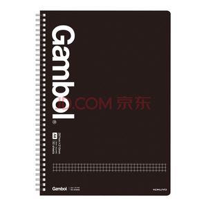 日本国誉（KOKUYO）学生办公Gambol高级系列双螺旋装订本子
