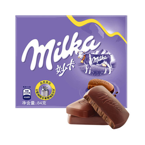 Milka 妙卡 融情牛奶巧克力 纸盒装 84g