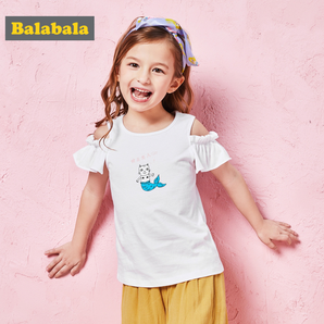 Balabala 巴拉巴拉 儿童短袖T恤 23.7元包邮（1件3折）
