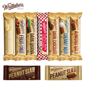 Whittakers惠特克纯可可脂条块巧克力50g*3条