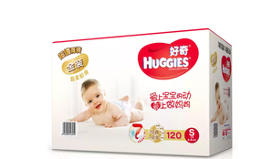 拼团：好奇(Huggies)金装纸尿裤小号S120片 4-8kg