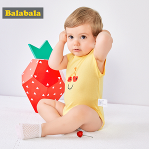 Balabala 巴拉巴拉 婴儿连体衣 2件装