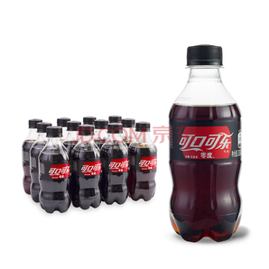 会员价：可口可乐 Coca-Cola 零度 Zero 汽水 碳酸饮料 300ml*12瓶 整箱装