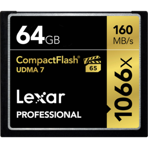 Lexar 雷克沙 Professional 1066x 64GB CF存储卡 489元包邮