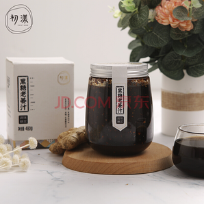 初漾台湾风味 黑糖老姜汁 480g/罐