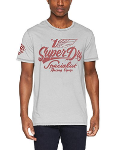 限尺码，Superdry 极度干燥 Premium Equipment 男士印花短袖T恤