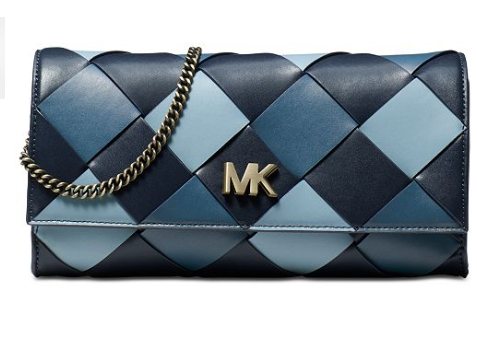 michaelmichaelkors女士格子斜挎包