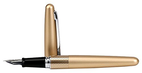 pilot 百乐 fp-mr1-m-gdz 88g自来水笔 钢笔m咀 金色格纹