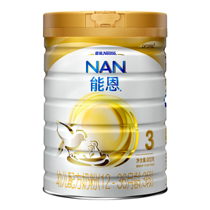 雀巢Nestle能恩3 幼儿配方奶粉 3段（1-3岁）900克罐装 