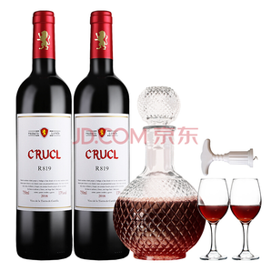 西班牙进口 罗莎萄客R819干红葡萄酒两支套装750ml*2