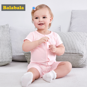 Balabala 巴拉巴拉 婴儿连体衣 2件装 53.4元