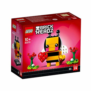 LEGO 乐高   brickheadz 情人节小蜜蜂方头仔 40270 10+ 积木玩具