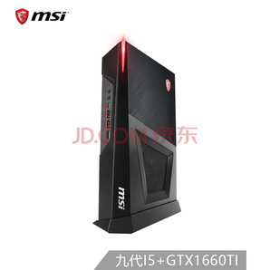 微星（MSI）海皇戟3 Trident 3-403 游戏台式电脑主机（i5-9400F 8G 1T 128G GTX1660Ti WIFI WIN10）