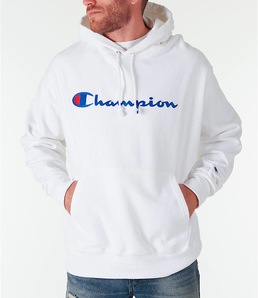 Champion 冠军 男款 Logo 连帽卫衣