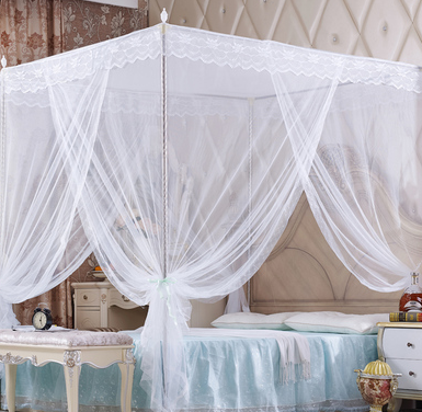 家用落地蚊帐不锈钢支架12m4英尺床