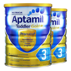 3日0点、88VIP： Aptamil 爱他美 金装 婴儿奶粉 3段 900g 2罐装