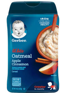 Gerber 嘉宝 婴幼儿米粉 进口版 227g 三段 苹果肉桂味
