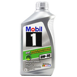  移动专享： Mobil 美孚 1号 ESP 0W-30 C3 全合成机油 1Qt 48.9元含税包邮