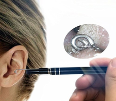 米良品 可视耳勺耳道内窥镜耳勺 2个装 