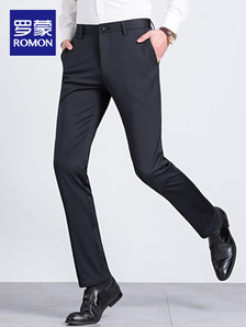 双11预告： ROMON 罗蒙 KZ1913012 男士商务西裤 低至71.5元（需凑单）