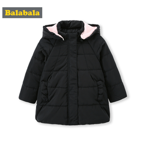Balabala/巴拉巴拉 女童保暖加绒棉服 