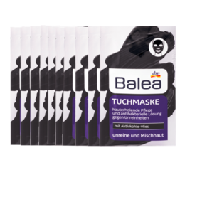 Balea 芭乐雅 活性炭纤维修复面膜 10片装 