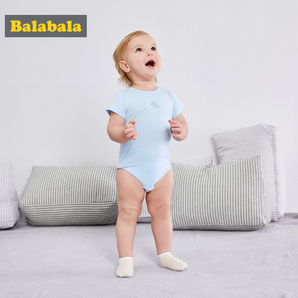 Balabala 巴拉巴拉 婴儿连体衣 2条装 