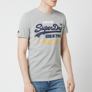 Superdry 极度干燥 男士修身圆领短袖T恤