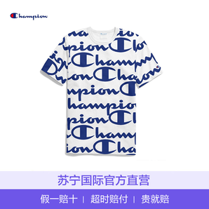 Champion T1919S 男士字母LogoT恤