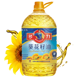 多力葵花籽油4.5L 食用油  含维生素e