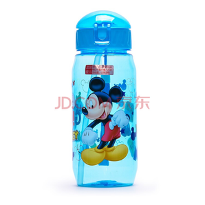 Disney 迪士尼 儿童吸管水杯 450ml 9.9元