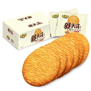 麦兆 猴头菇饼干独立包装 500g 6.9元包邮（2人成团，2件起售）