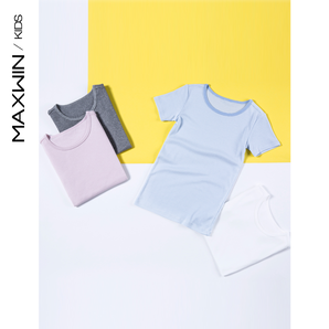 maxwin 马威  儿童纯棉家居短袖T恤 2件装  28元（需用券）