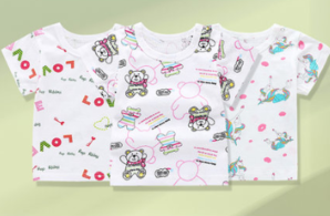 泰熊乐园 宝宝纯棉T恤 3件装 16.9元包邮（需用券）
