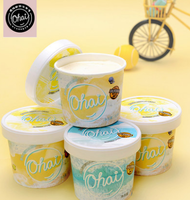 Ohai噢嗨 酸奶冰淇淋 一片吃心系列 5种口味5杯装冻酸奶雪糕