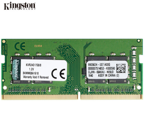 金士顿 DDR4 2400 8GB 笔记本内存 279元