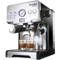 格米莱家用高压煮意式咖啡机手动半自动小型蒸汽奶泡泵压