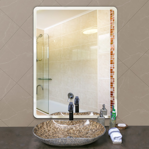 玉晶 浴室镜子 直角 30*40cm 送安装工具 6.9元包邮(需用券)