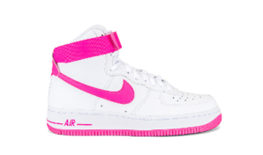 Nike Air Force 1 女款高帮亮粉色运动鞋