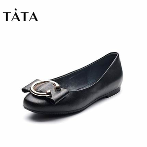 1日0点、618预告： Tata 他她 T3308CQ7 女士浅口平底鞋 248元包邮（多重优惠，前1小时）