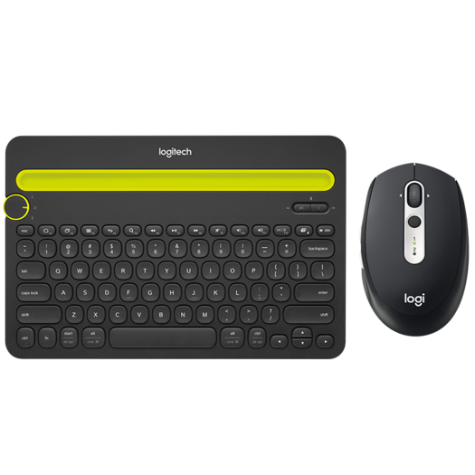 logitech罗技m585无线蓝牙鼠标k480无线蓝牙键盘