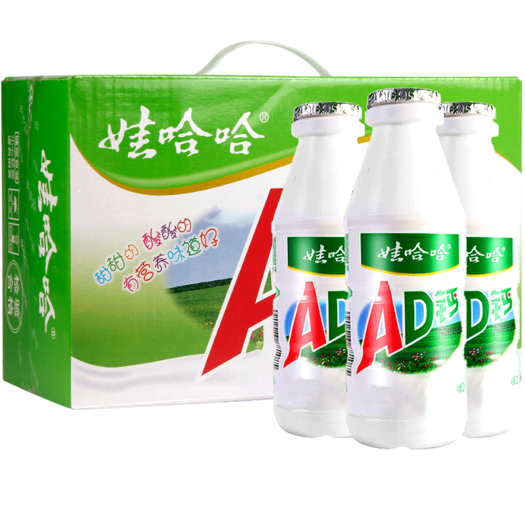 娃哈哈ad钙奶220g24瓶整箱ad钙含乳牛奶饮品儿童学生早餐奶饮料娃哈哈