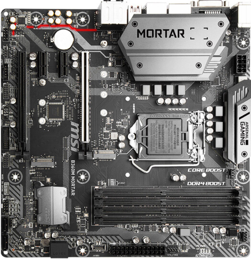 msi 微星 b360m mortar迫击炮 主板 569元包邮