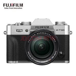 富士（FUJIFILM）X-T30/XT30 XF18-55 微单/照相机 2610万像素 4K视频 蓝牙WIFI 银色